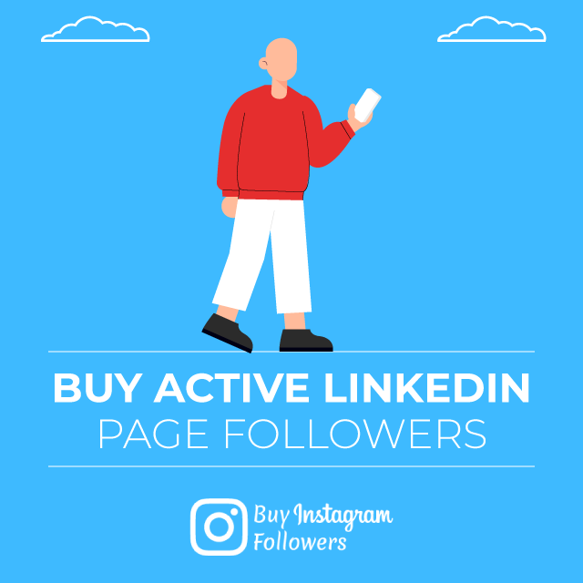 buy active linkedin page followers