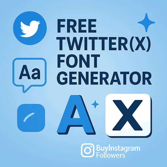 Twitter (X) Font Generator