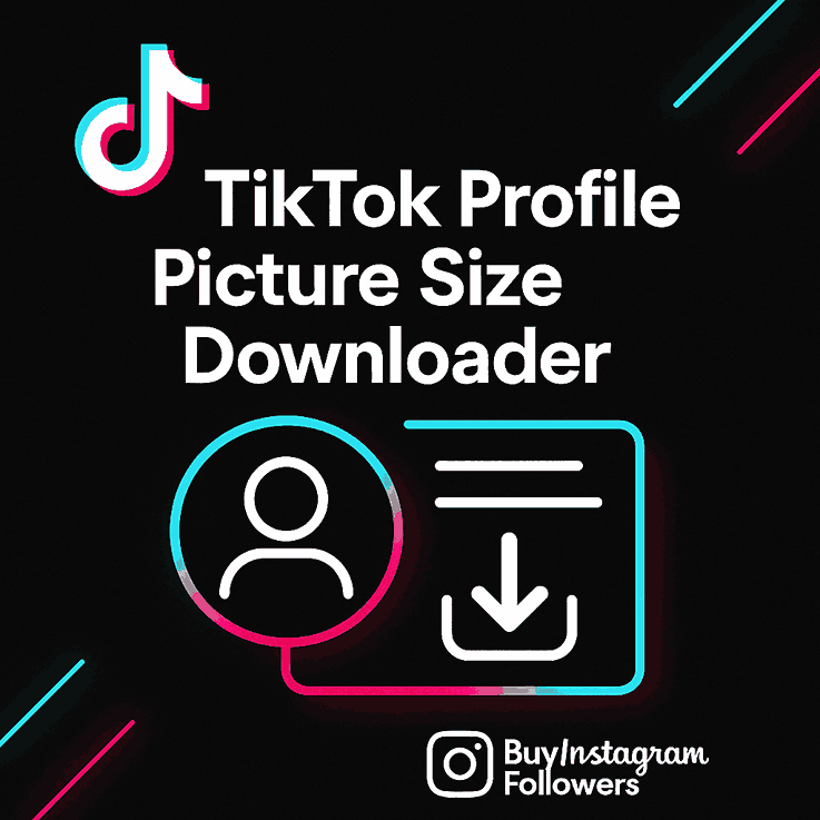 TikTok Profile Picture Size Downloader